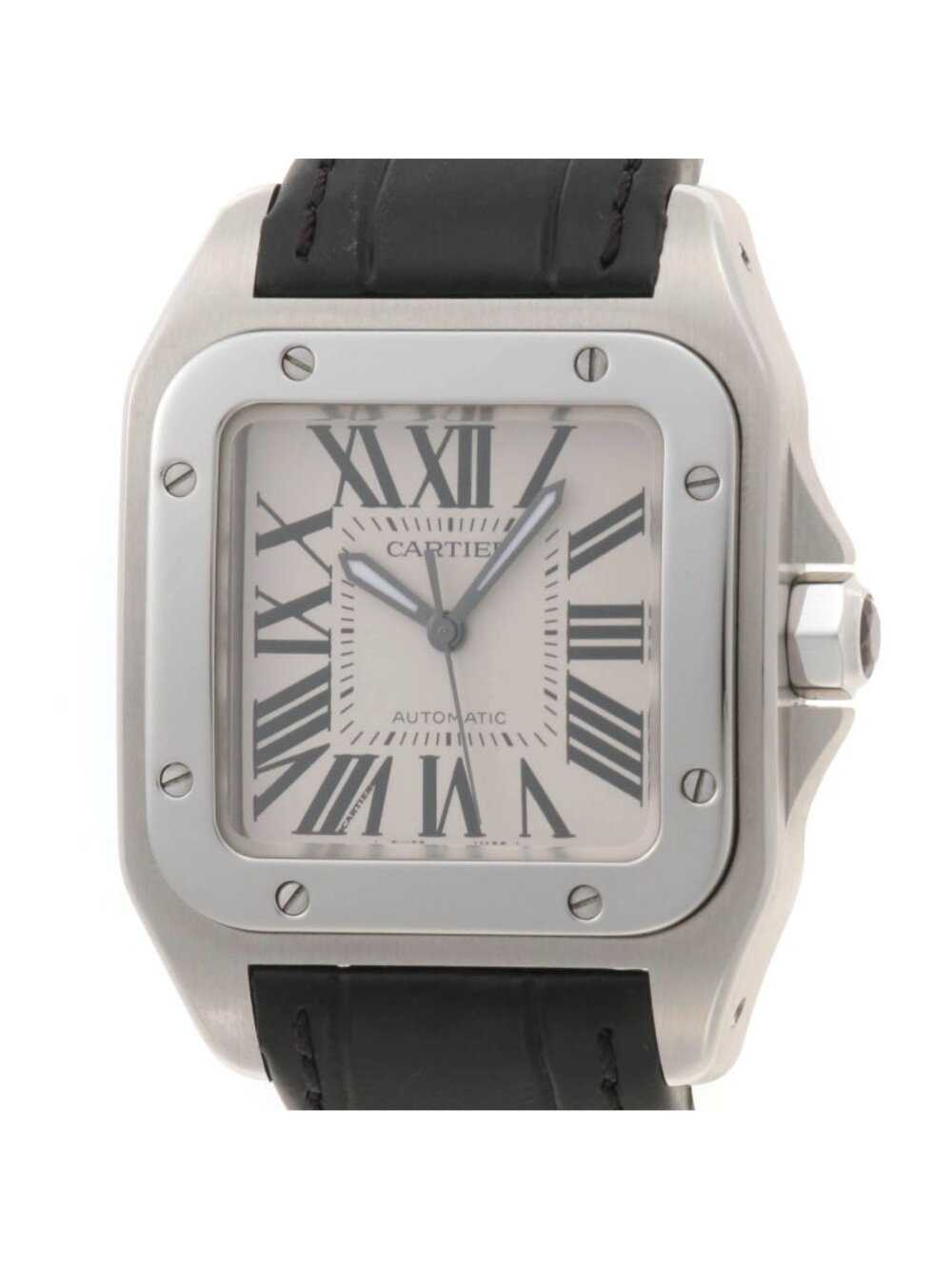 Cartier Santos 100 Watch Stainless Silver Boys